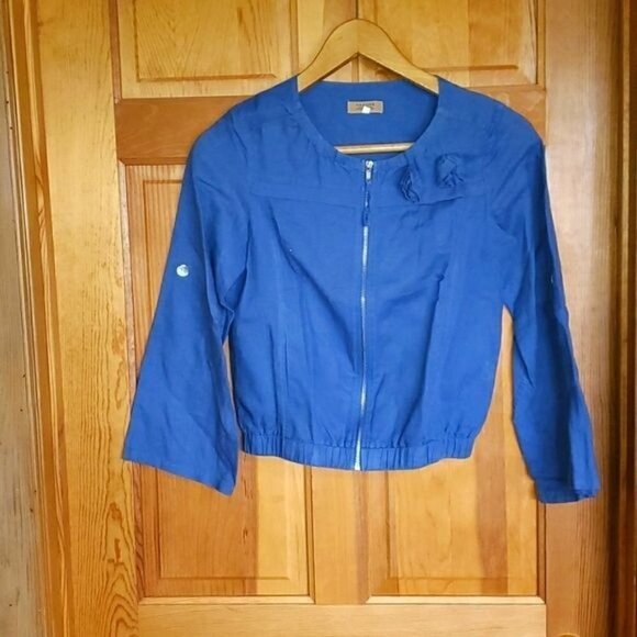 Piko 1988 Embellished Full Zip Long Sleeve Sz S Jacket w Pockets - Picture 1 of 11